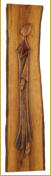 Weibliche Figur, Nussbaum, um 1963