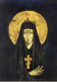 Queen Simonida, gouache on watercolor paper, 1966